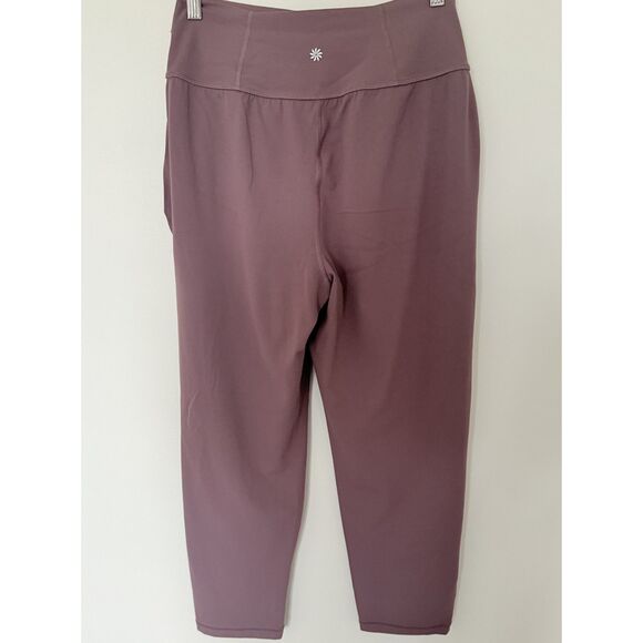Athleta Elation Damask Mauve Jogger Buttery Soft Powervita Tapered Stretch Sz S - Picture 3 of 10